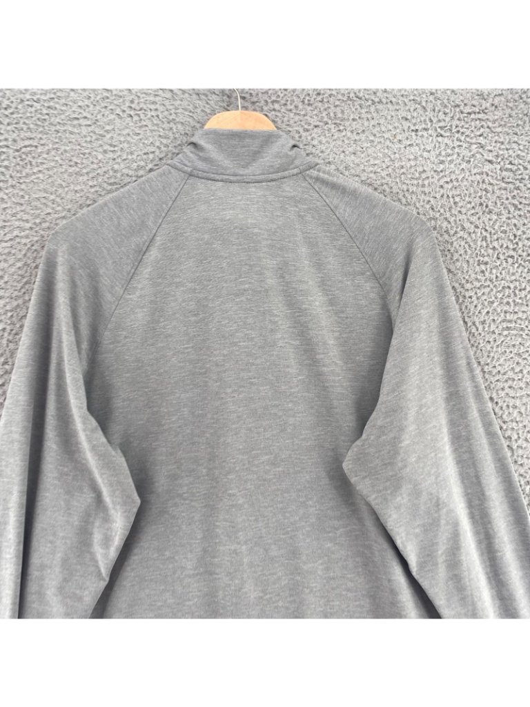 Rei Jacket Womens Extra Large Gray Heather 1/4 Zip Mock Neck Long Raglan Sleeves — image 4 of 8